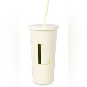 KATE SPADE NY PERSONALIZED LETTER TUMBLER
